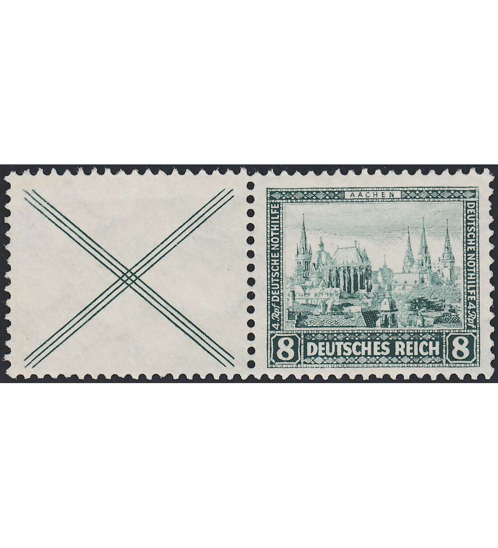 Dt. Reich ZD S 94 ungestempelt Nothilfe 1931 (X+8) Bauwerke