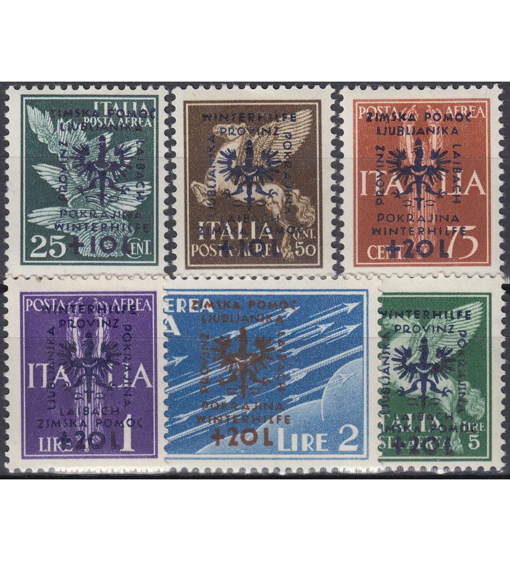 Deutsche Besetzung Laibach          Nr. 39-44 postfrisch**