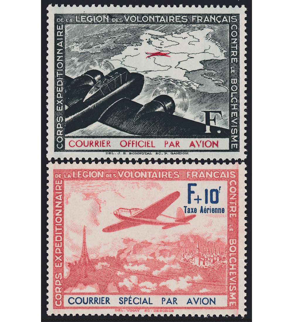 Deutsche Besetzung Frankreich       Nr. II-III postfrisch**