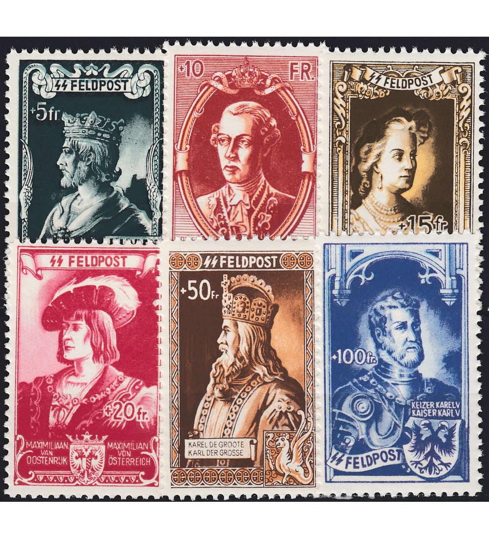 Deutsche Besetzung Belgien Flm. Legion Nr. IX-XIV post.