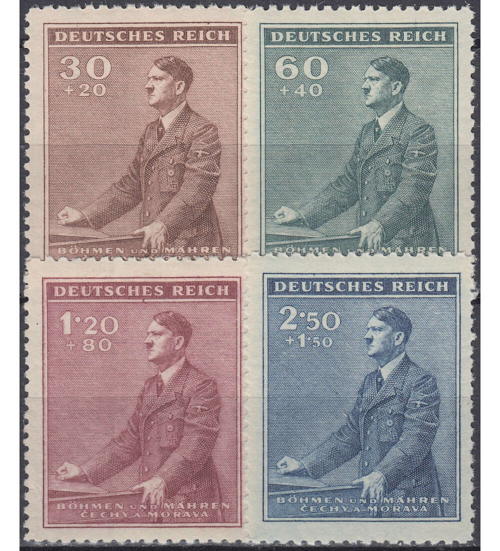 Bhmen und Mhren Nr. 85-88 postfrisch Hitler 1942