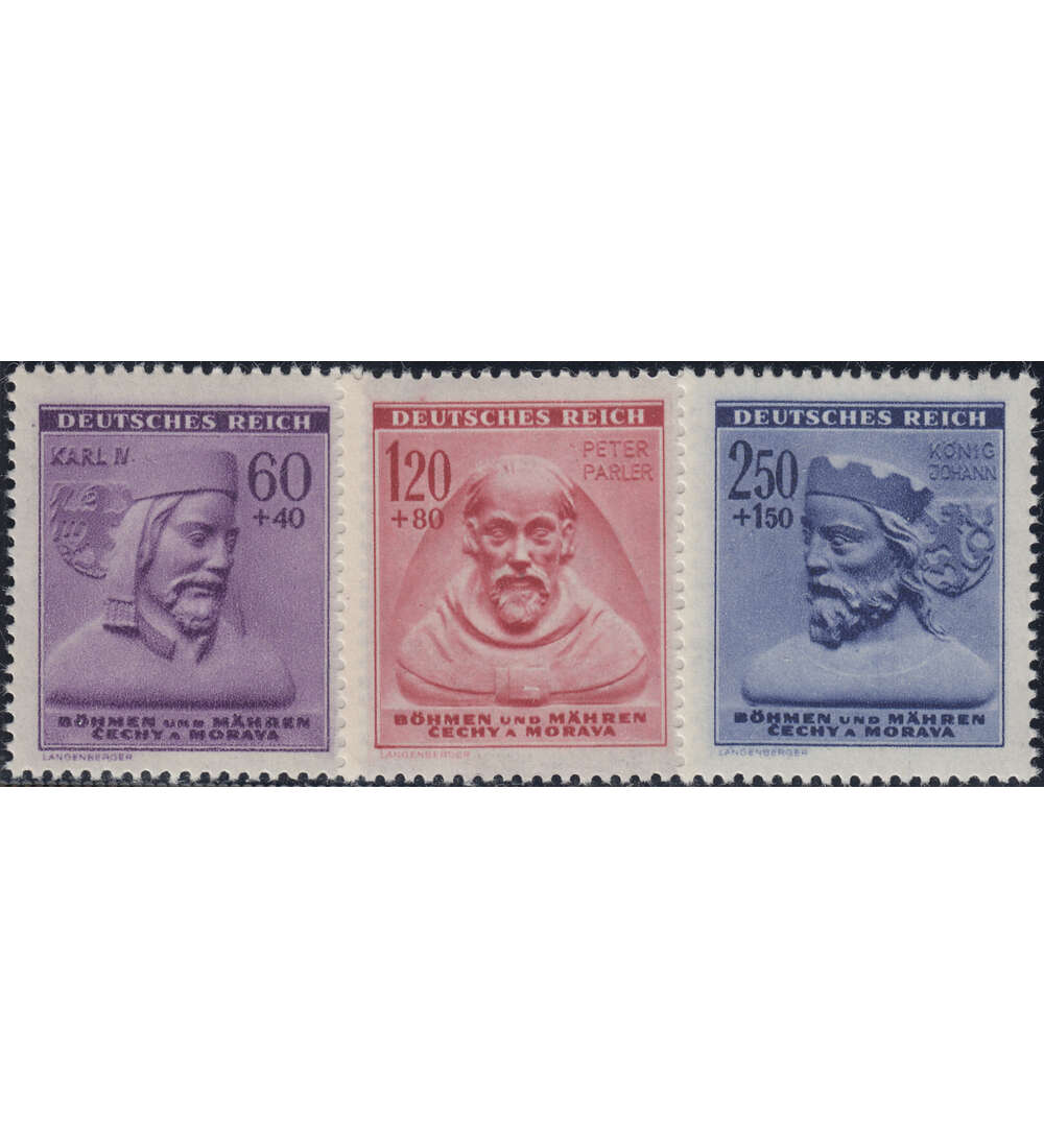 Bhmen und Mhren Nr. 114-116 postfrisch Winterhilfe 1942