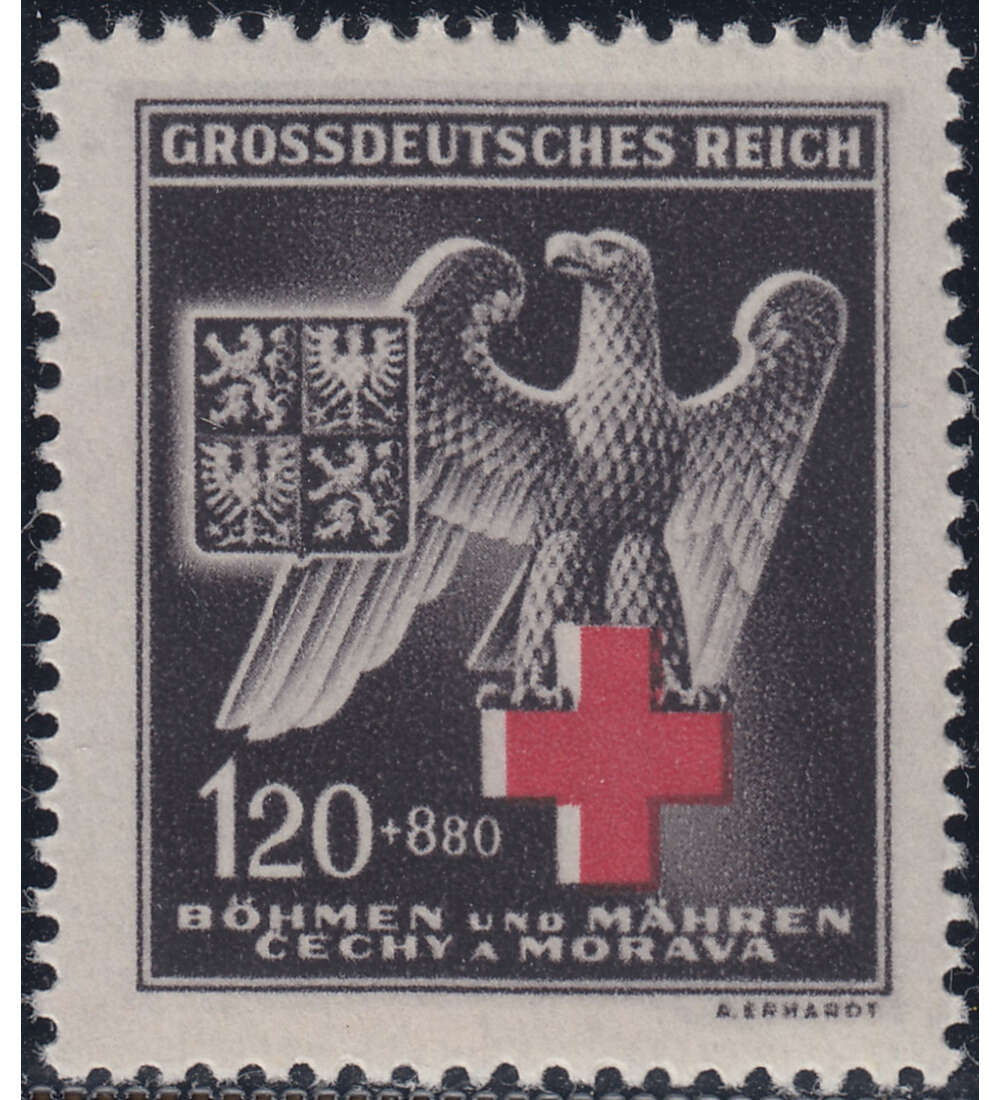 Bhmen und Mhren Nr. 132 postfrisch Rotes Kreuz 1943