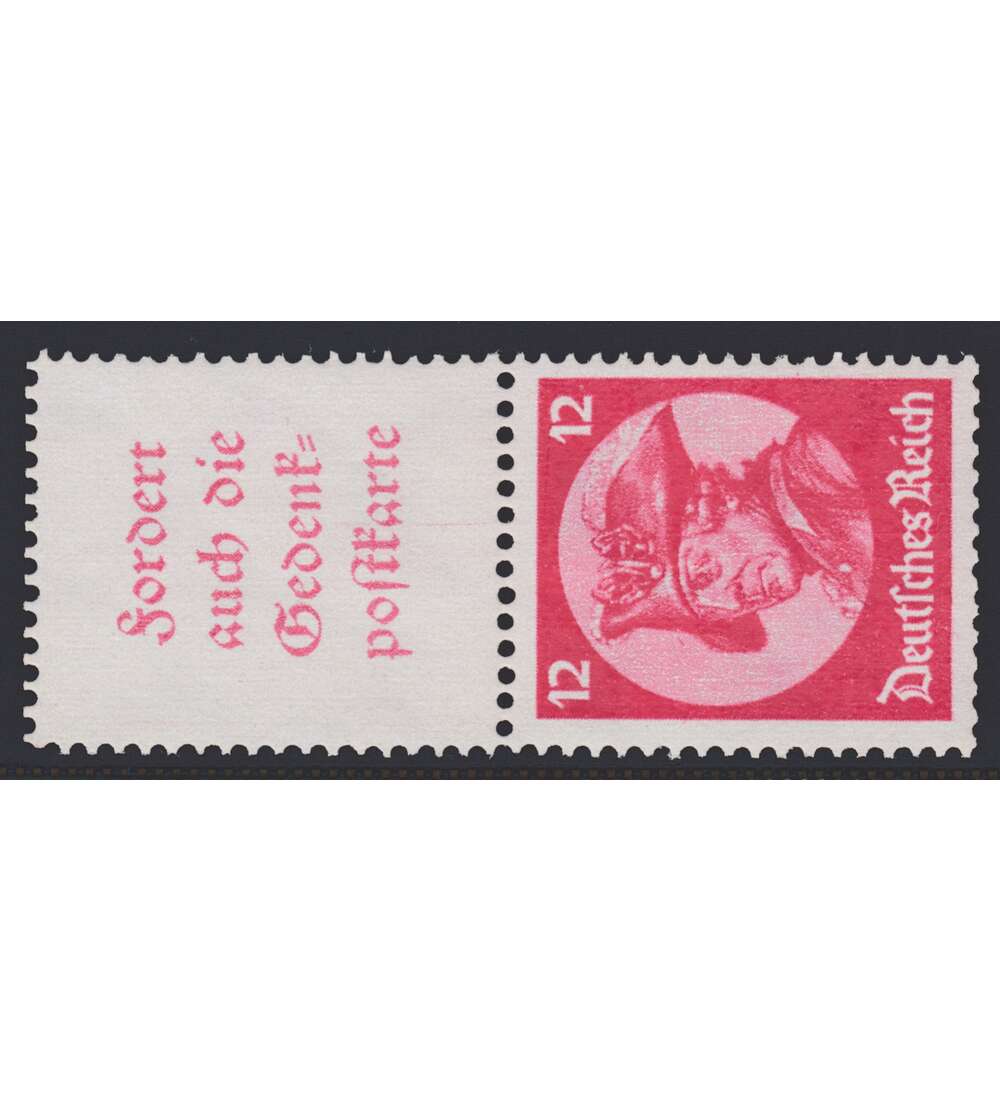 Deutsches Reich Zusammendruck S102 postfrisch Friedrich der Groe (A4+12)