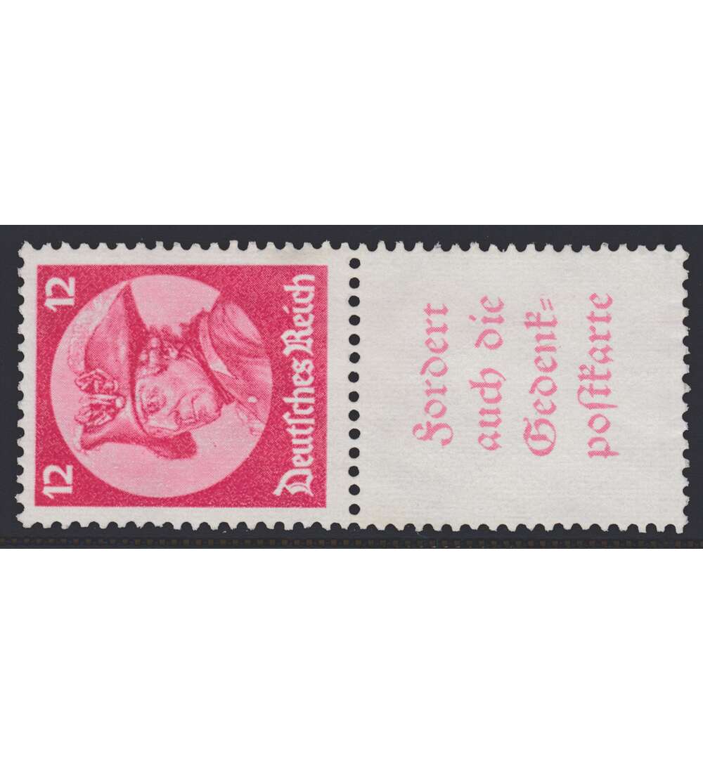 Deutsches Reich Zusammendruck S104 postfrisch Friedrich der Groe (12+A4)