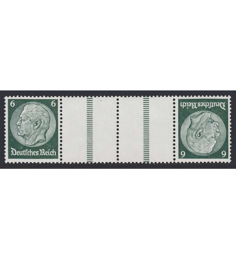 Deutsches Reich Zusammendruck KZ22.1 postfrisch Hindenburg 1934/1936 (6+Z+Z+6)