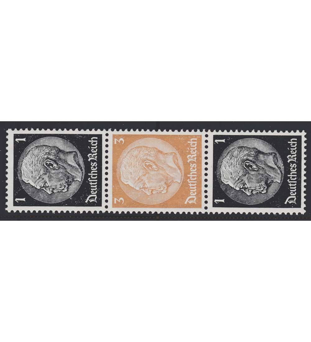 Deutsches Reich Zusammendruck S116 postfrisch Hindenburg 1934/1936 (1+3+1)