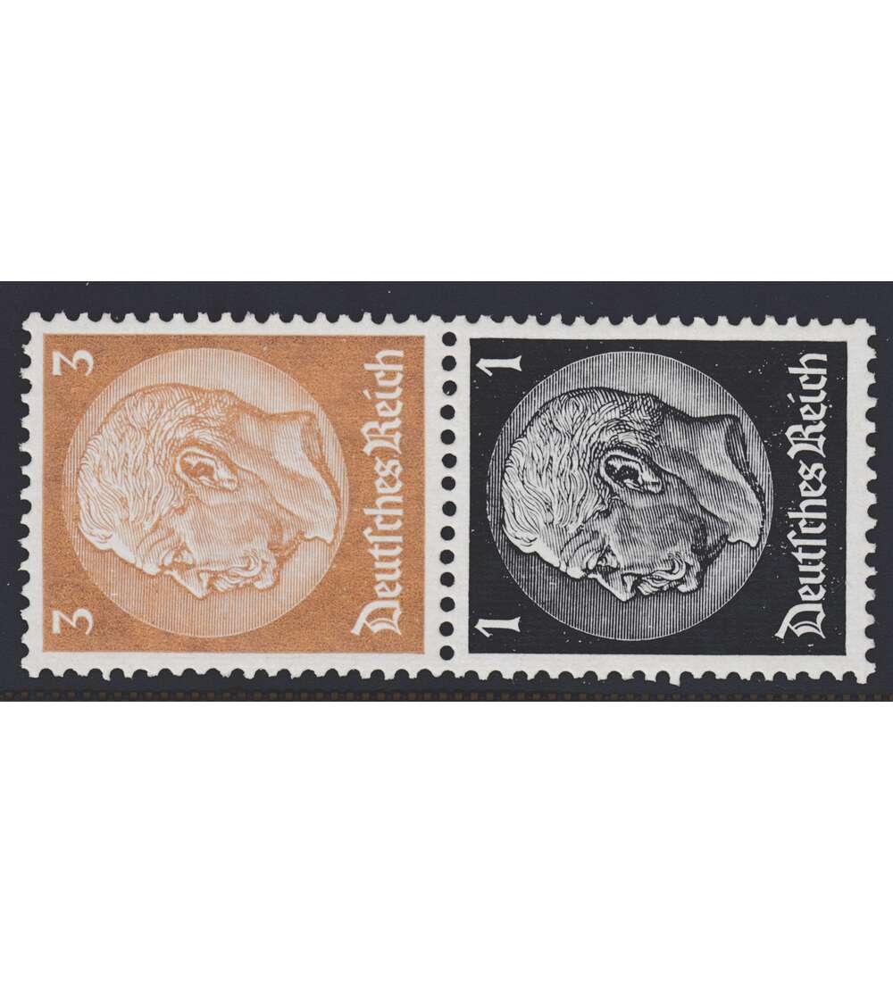Deutsches Reich Zusammendruck S117 postfrisch Hindenburg 1934/1936 (3+1)