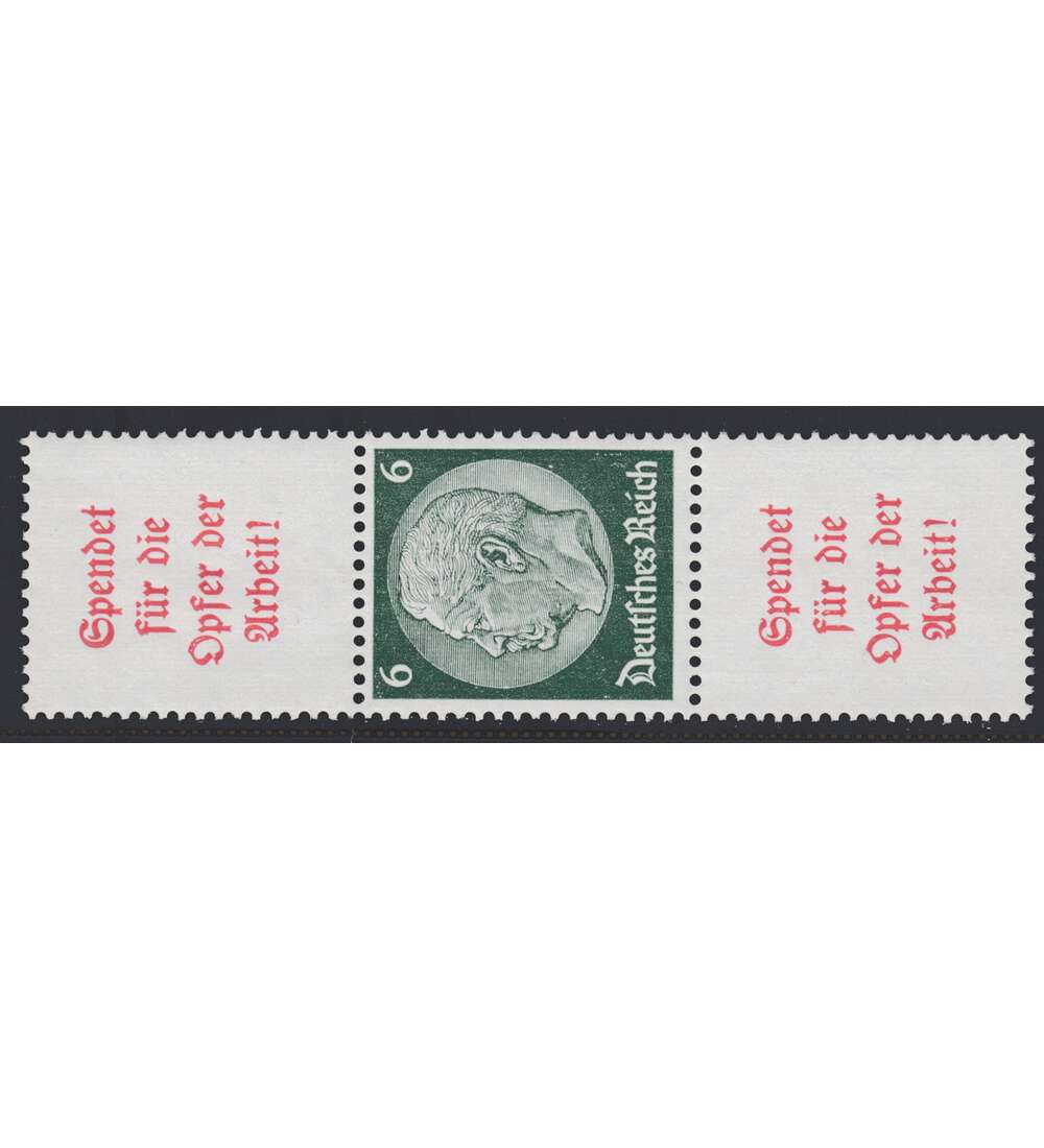 Deutsches Reich Zusammendruck S124 postfrisch Hindenburg 1934/1936 (A5+6+A5)