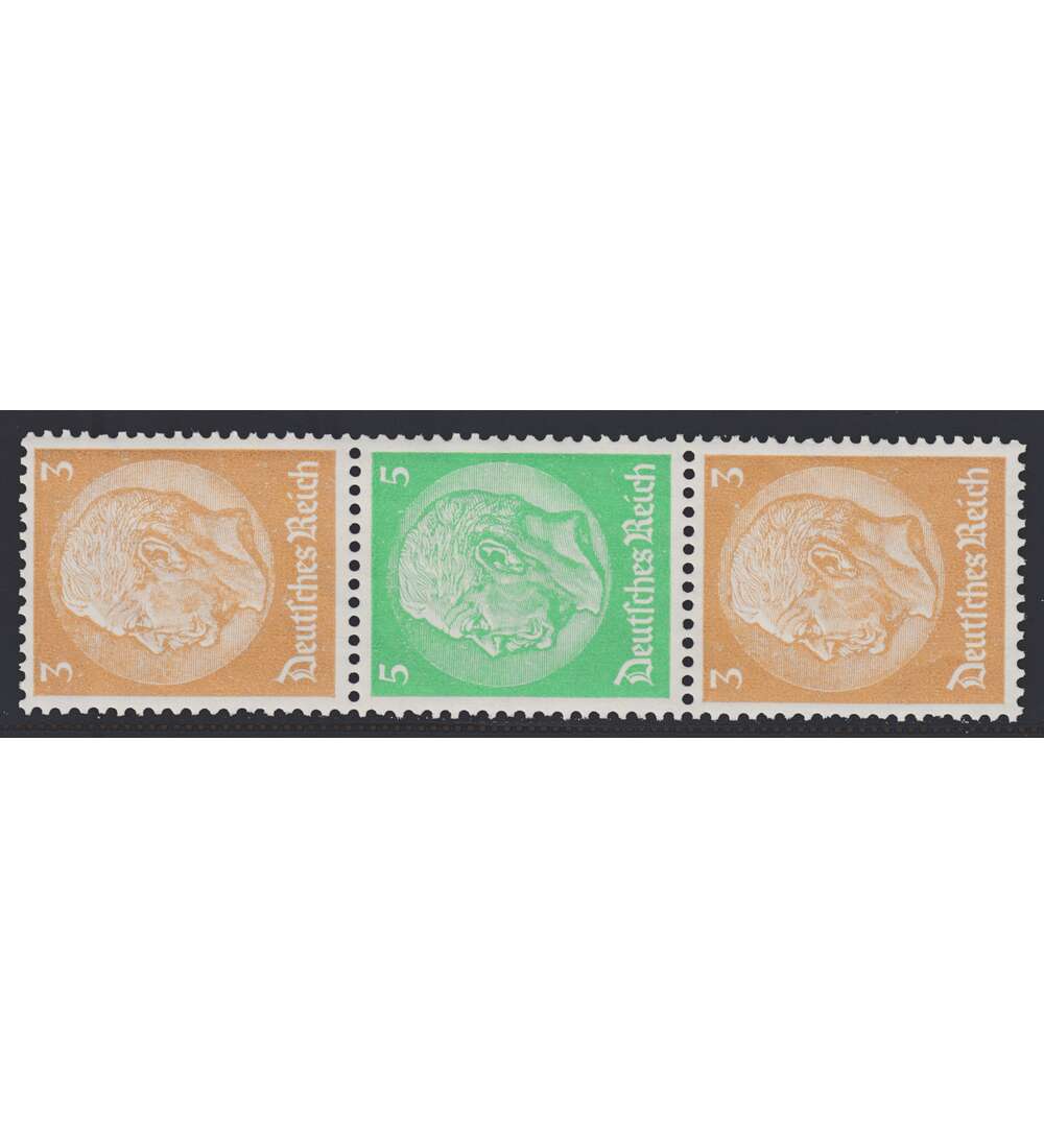 Deutsches Reich Zusammendruck S128 postfrisch Hindenburg 1934/1936 (3+5+3)