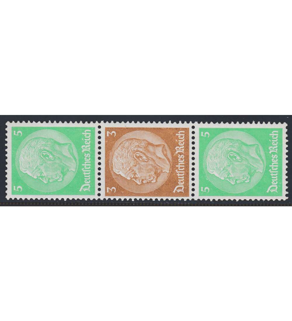 Deutsches Reich Zusammendruck S130 postfrisch Hindenburg 1934/1936 (5+3+5)