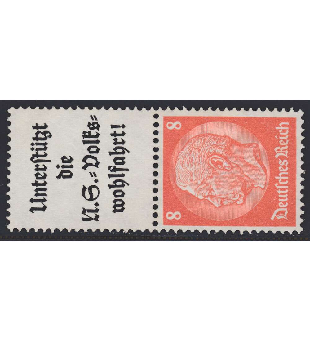 Deutsches Reich Zusammendruck S131 postfrisch Hindenburg 1934/1936 (A8.1+8)