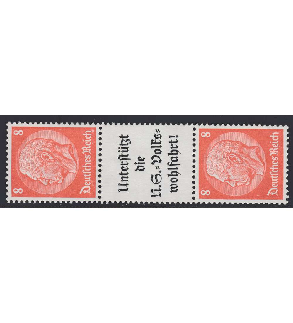 Deutsches Reich Zusammendruck S134 postfrisch Hindenburg 1934 (8+A8.1+8)