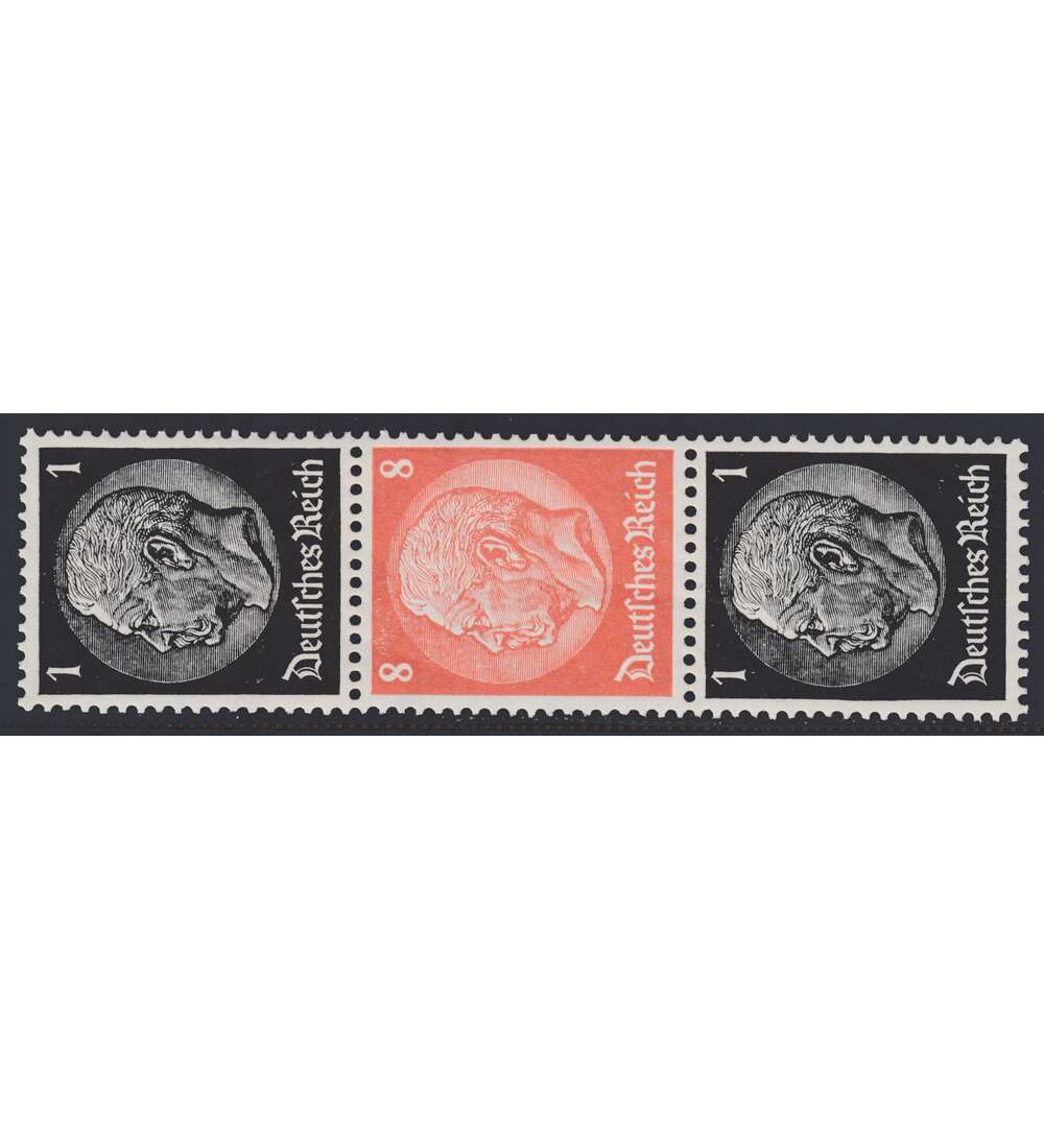 Deutsches Reich Zusammendruck S136 postfrisch Hindenburg 1934/1936 (1+8+1)