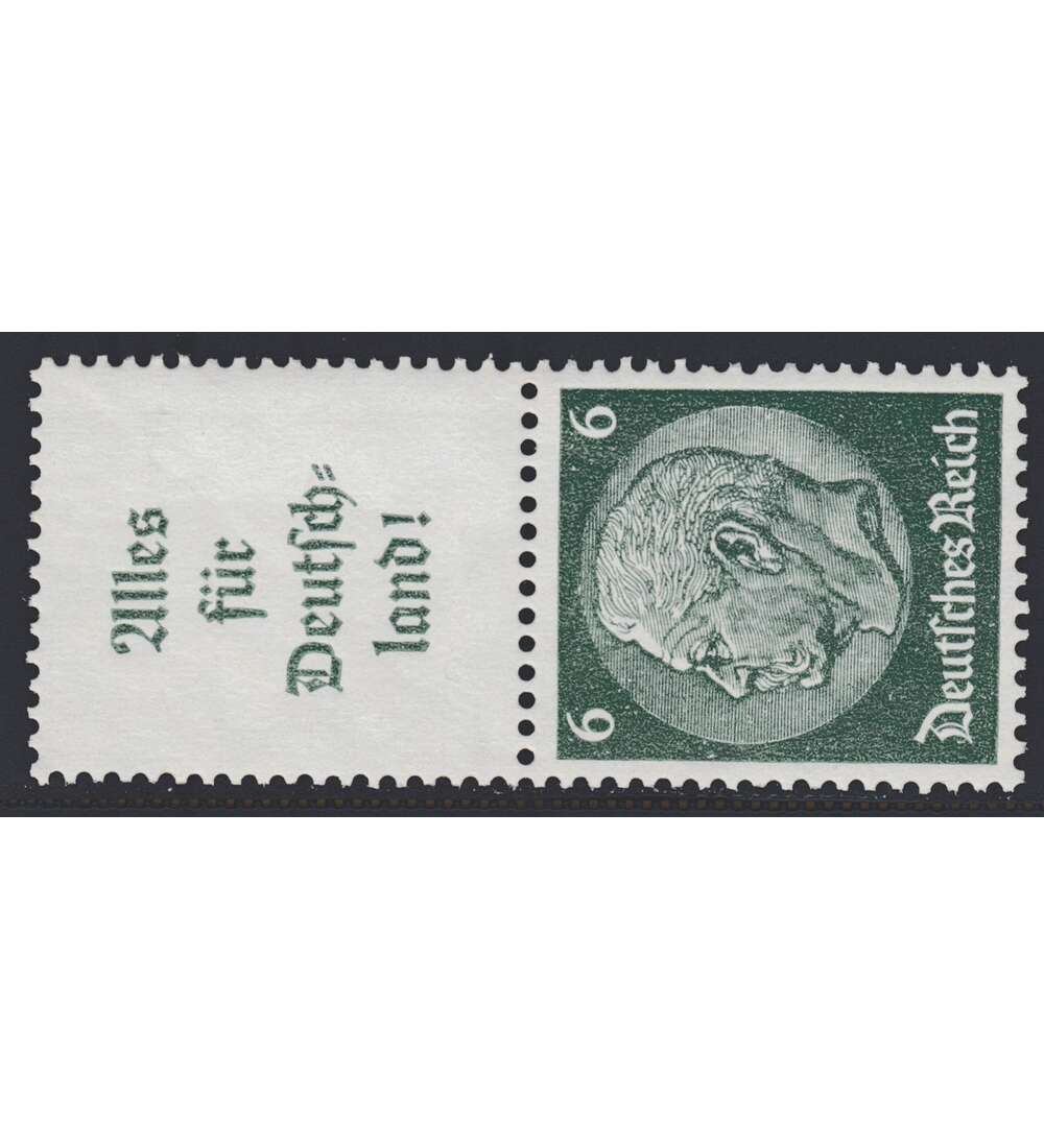 Deutsches Reich Zusammendruck S139 postfrisch Hindenburg 1934/1936 (A9+6)