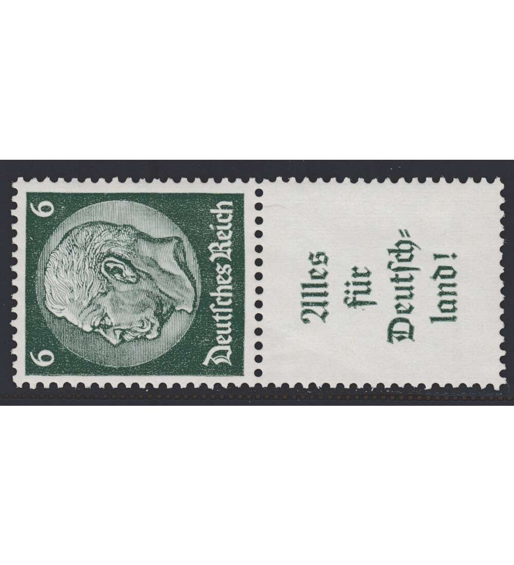 Deutsches Reich Zusammendruck S141 postfrisch Hindenburg 1934/1936 (6+A9)