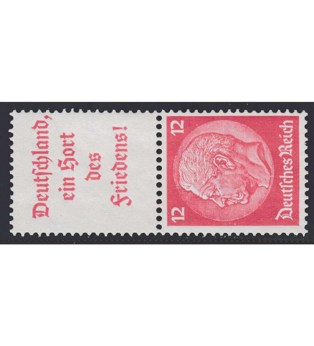 Deutsches Reich Zusammendruck S143 postfrisch Hindenburg 1934/1936 (A10+12)