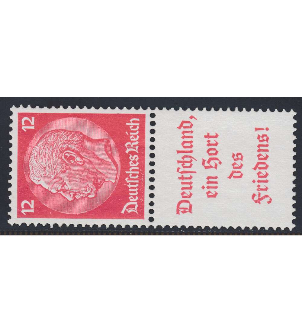 Deutsches Reich Zusammendruck S145 postfrisch Hindenburg 1934 (12+A10)