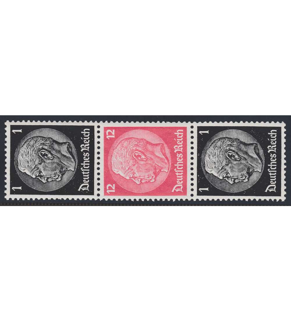 Deutsches Reich Zusammendruck S148 postfrisch Hindenburg 1937 (1+12+1)