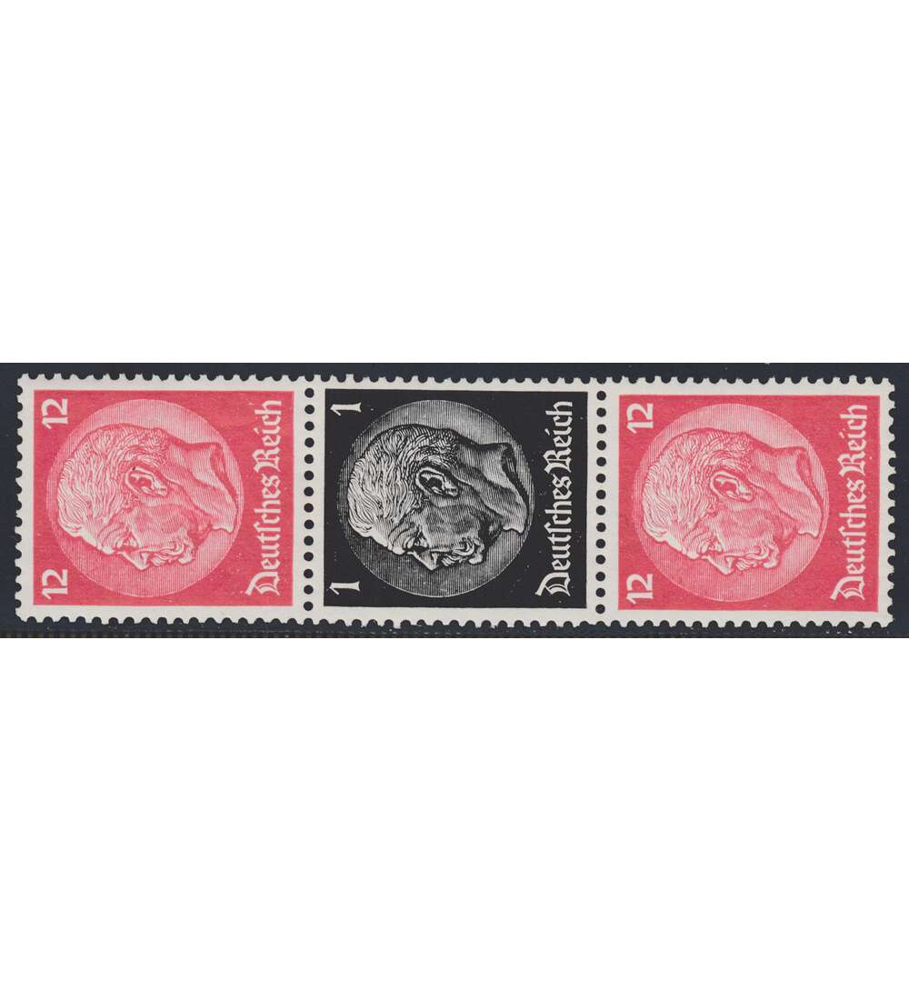 Deutsches Reich Zusammendruck S150 postfrisch Hindenburg 1937 (12+1+12)
