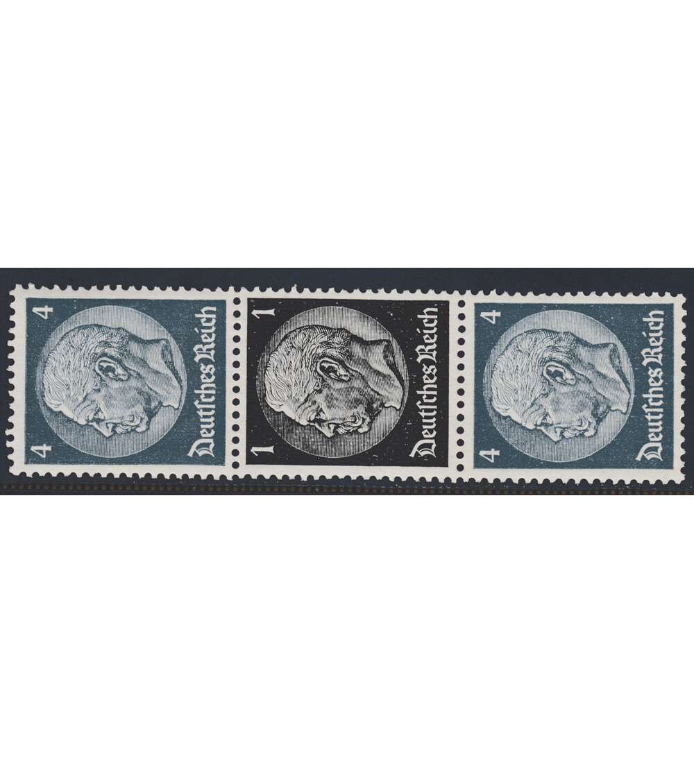 Deutsches Reich Zusammendruck S172 postfrisch Hindenburg 1939 (4+1+4)