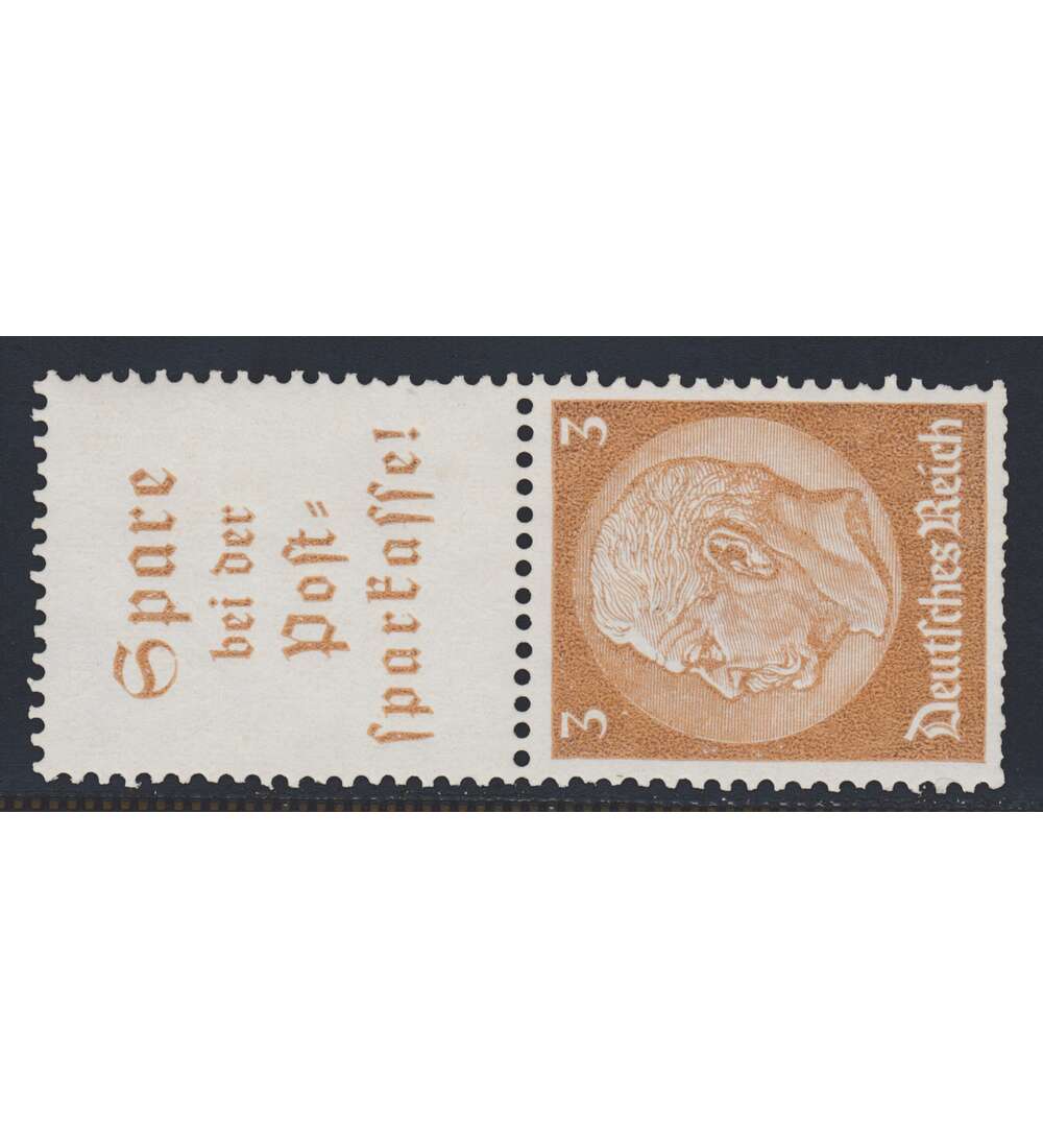 Deutsches Reich Zusammendruck S175 postfrisch Hindenburg 1939 (A13.1+13)