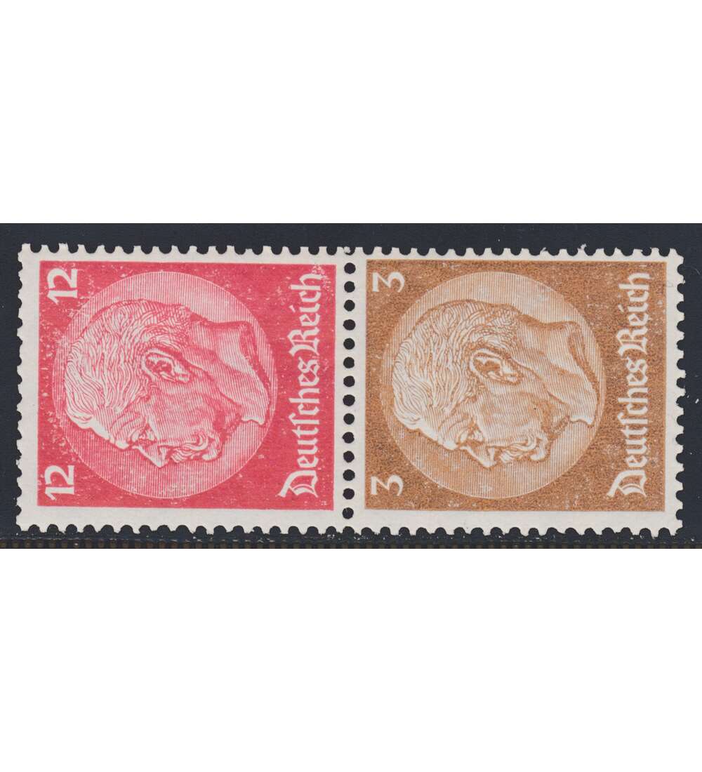 Deutsches Reich Zusammendruck S179 postfrisch ** Hindenburg 1939 (12+3)