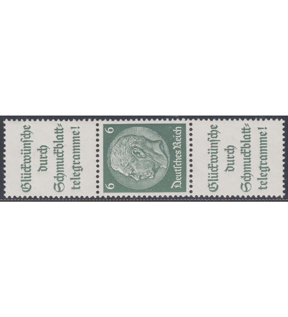 Deutsches Reich Zusammendruck S184 postfrisch ** Hindenburg1939 (A14.1+6+A14.1)