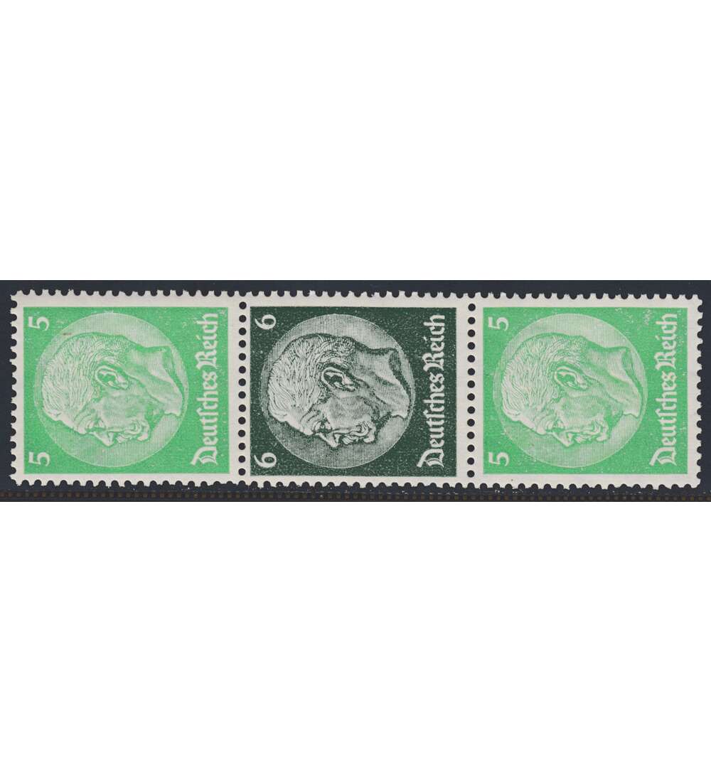 Deutsches Reich Zusammendruck S188 postfrisch ** Hindenburg 1939 (5+6+5)