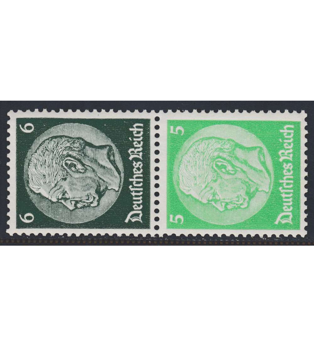 Deutsches Reich Zusammendruck S189 postfrisch ** Hindenburg 1939 (6+5)