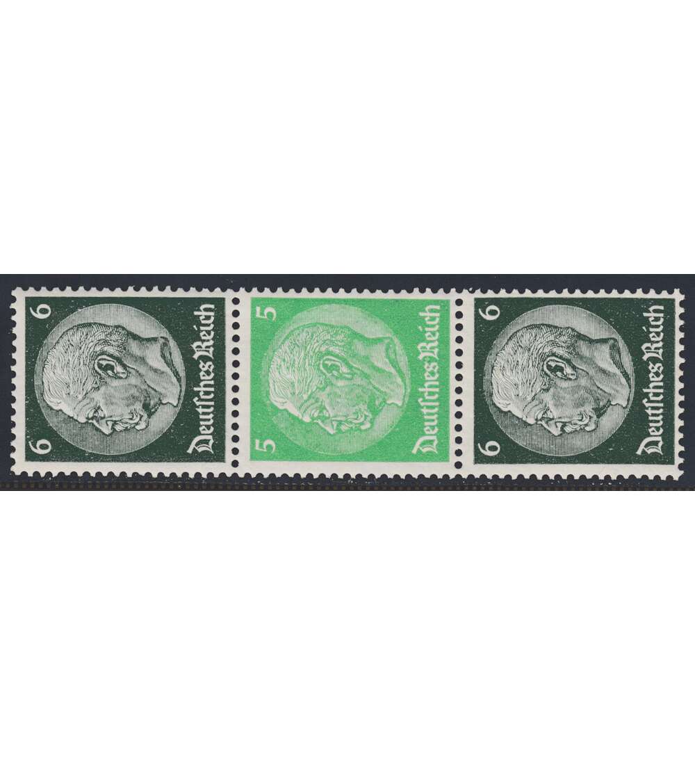 Deutsches Reich Zusammendruck S190 postfrisch ** Hindenburg 1939 (6+5+6)