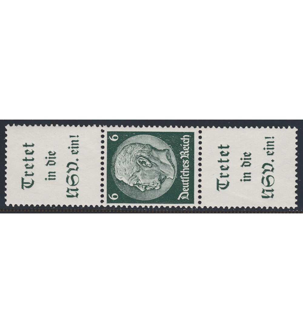 Deutsches Reich Zusammendruck S192 postfrisch ** Hindenburg1939 (A15.1+6+A15.1)