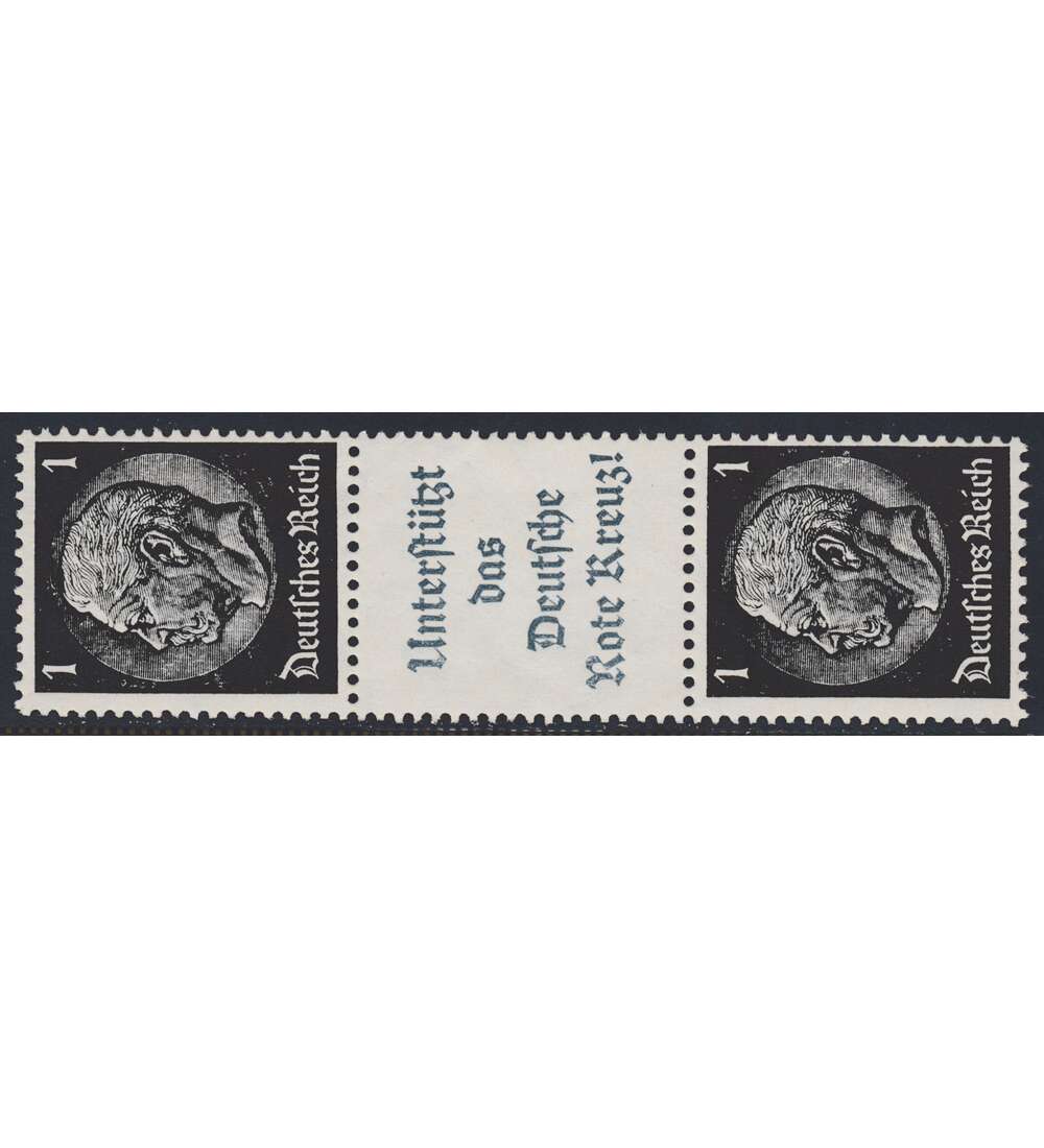 Deutsches Reich Zusammendruck S214 postfrisch ** Hindenburg 1940 (1+A17.1+1)