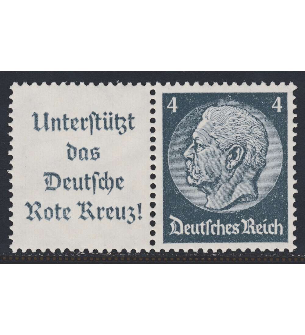 Deutsches Reich Zusammendruck W89 postfrisch ** Hindenburg 1940 (A17.1+4)