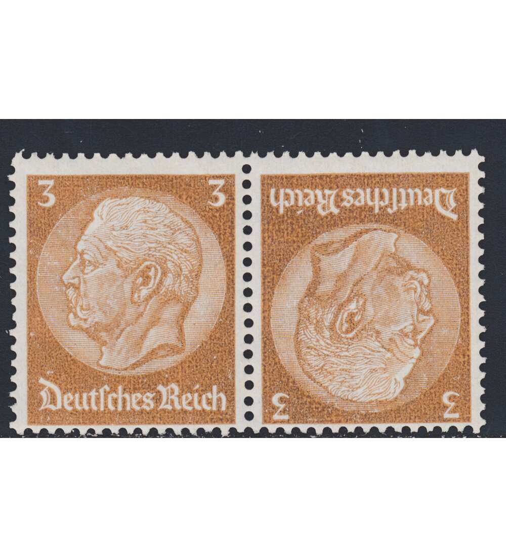Deutsches Reich Zusammendruck K22 postfrisch ** Hindenburg EHG2 (3+3)