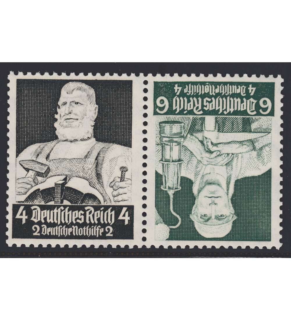 Deutsches Reich Zusammendruck K23 postfrisch ** Nothilfe 1934 St�nde (4+6)