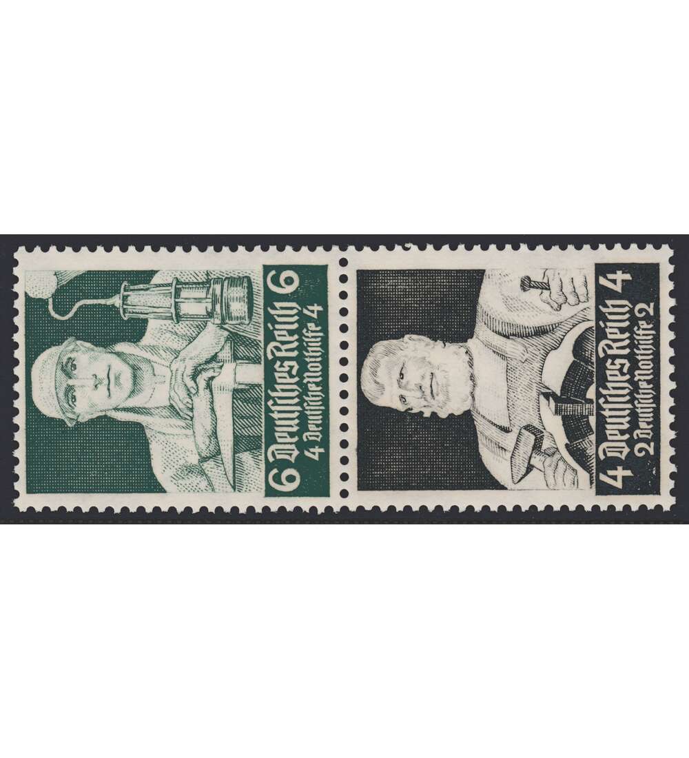 Deutsches Reich Zusammendruck S221 postfrisch ** Nothilfe 1934 St�nde (6+4)