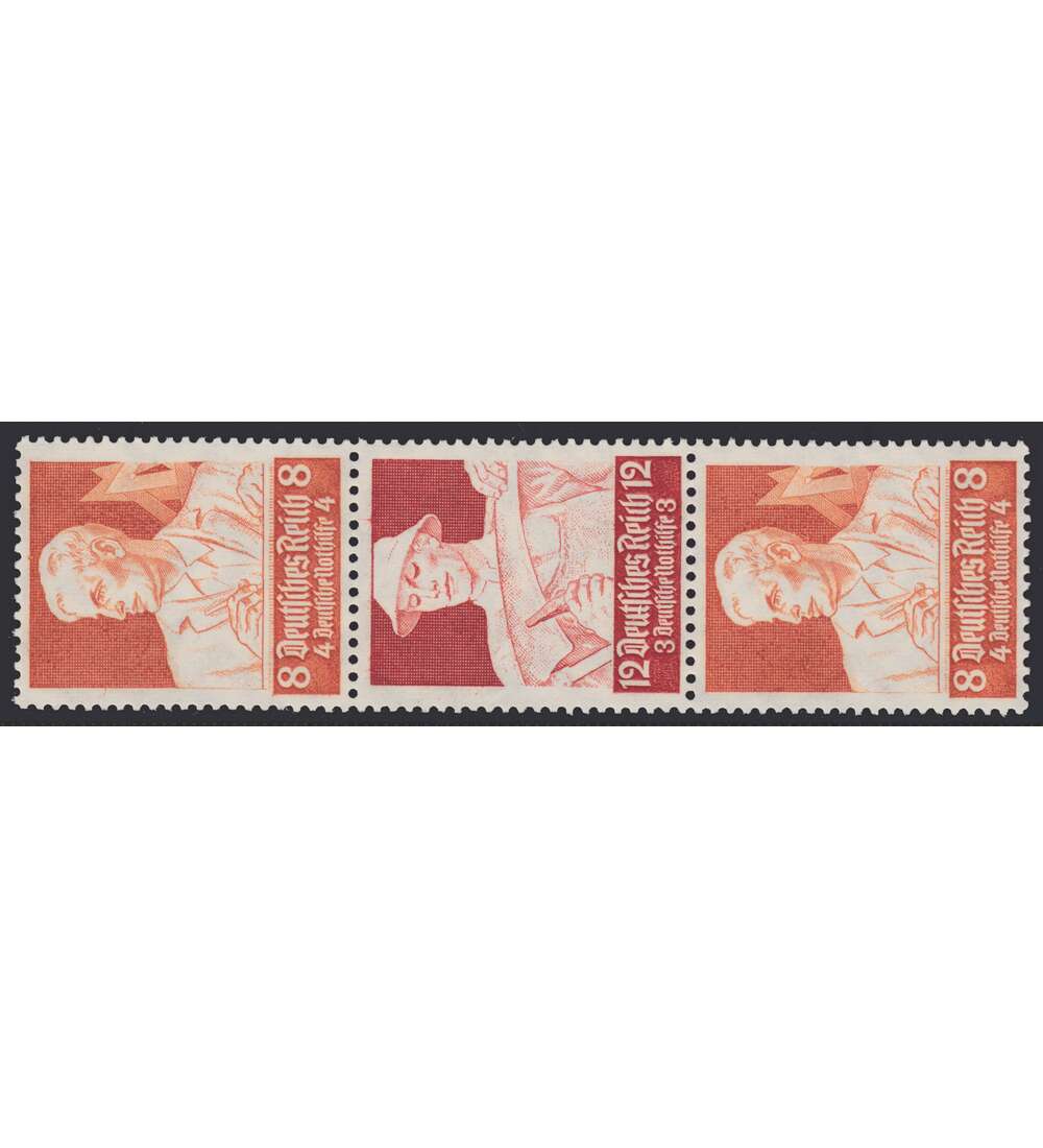 Deutsches Reich Zusammendruck S228 postfrisch ** Nothilfe 1934 Stnde (8+12+8)