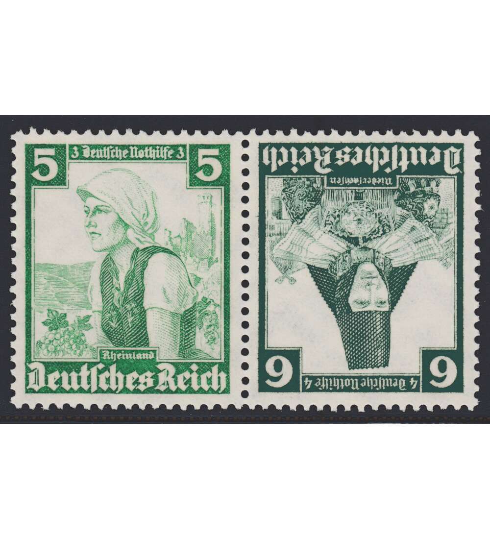 Deutsches Reich Zusammendruck K25 postfrisch ** Nothilfe 1935 Trachten (5+6)