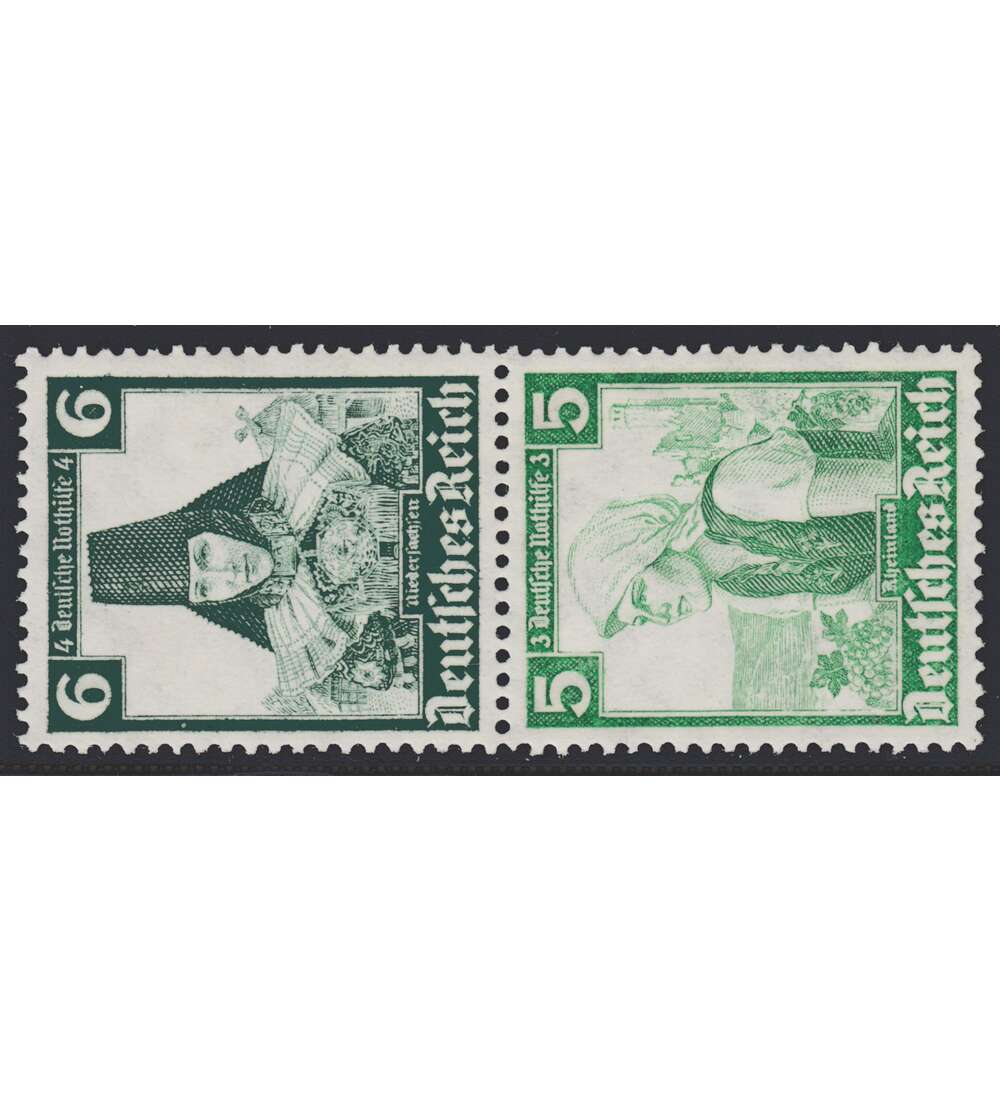 Deutsches Reich Zusammendruck S233 postfrisch ** Nothilfe 1935 Trachten (6+5)