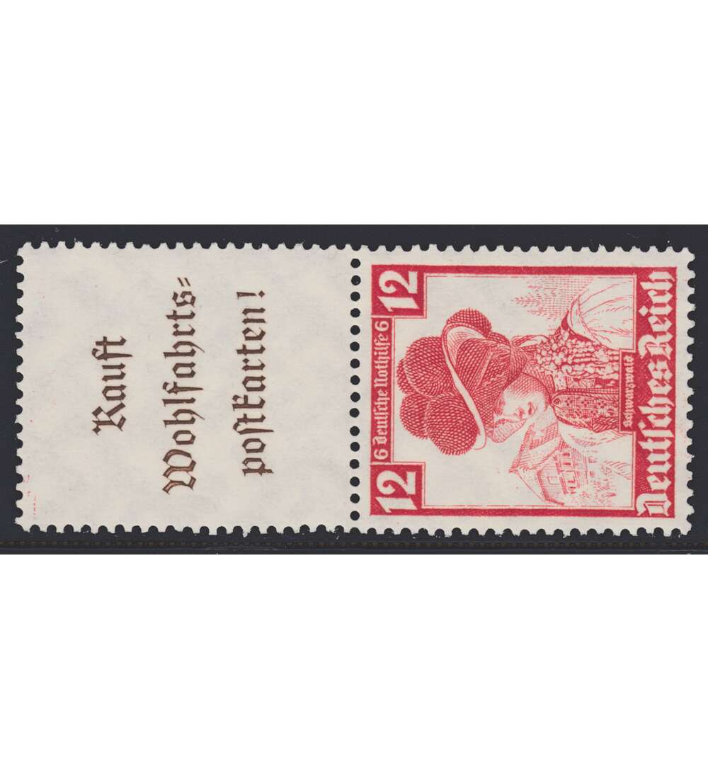 Deutsches Reich Zusammendruck S239 postfrisch ** Nothilfe Trachten (A7+12)