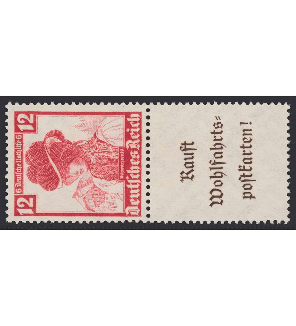 Deutsches Reich Zusammendruck S241 postfrisch ** Nothilfe Trachten (12+A7)