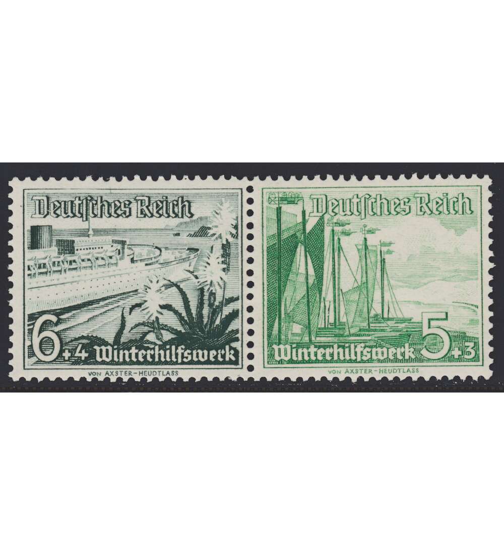 Deutsches Reich Zusammendruck W123 postfrisch ** Winterhilfe 1937 (6+5)