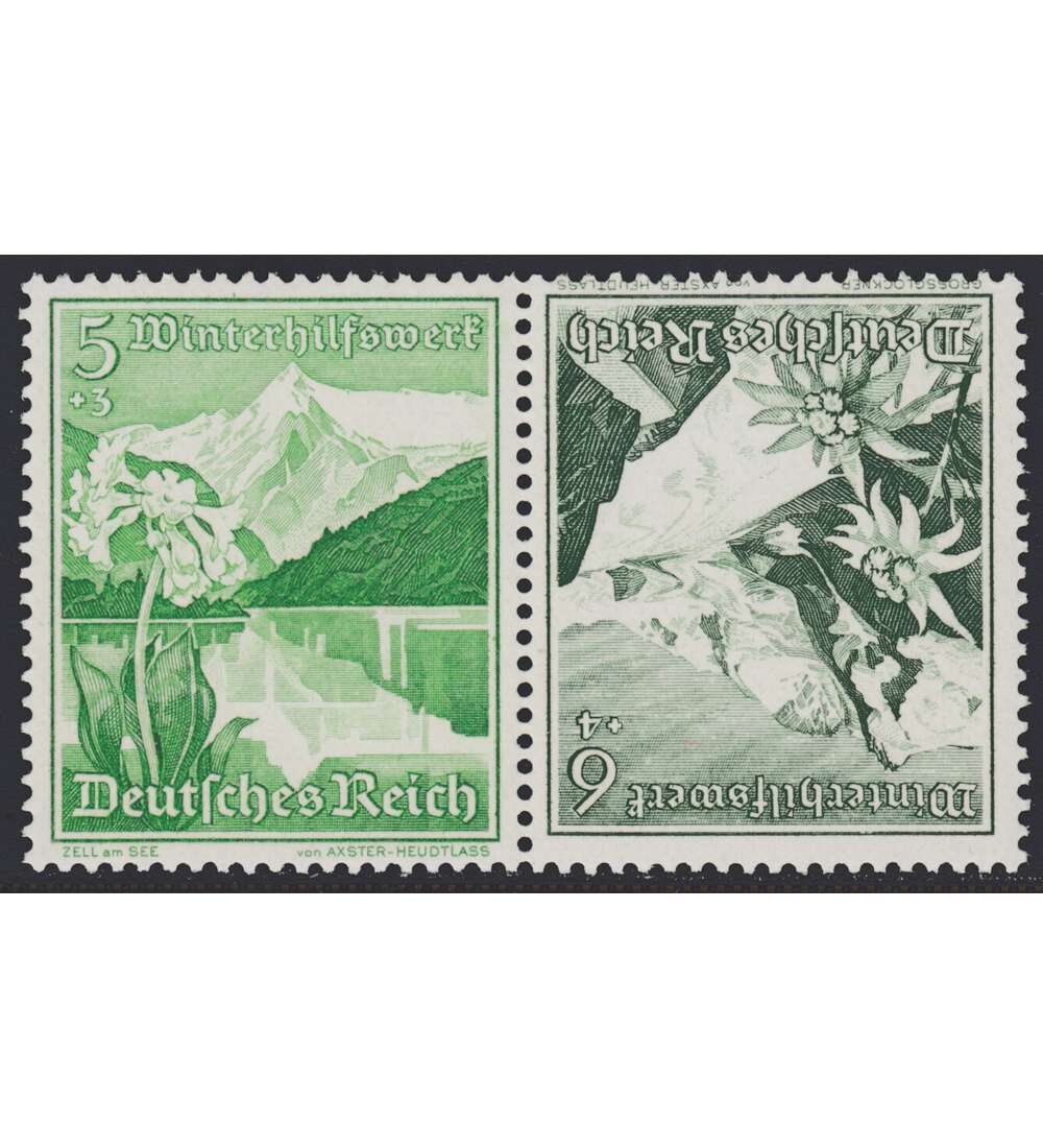 Deutsches Reich Zusammendruck K33 postfrisch ** Winterhilfe 1938 (5+6)