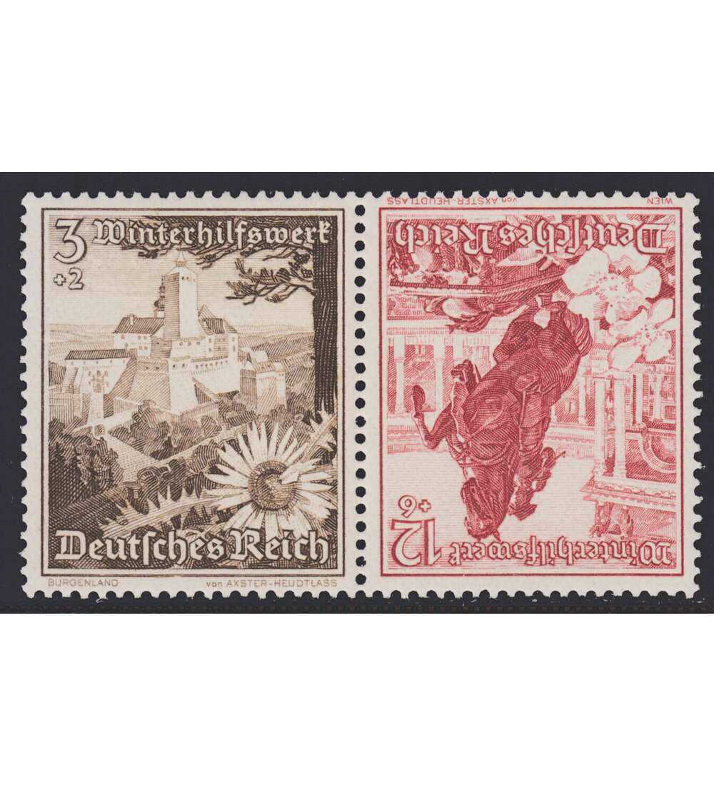 Deutsches Reich Zusammendruck K34 postfrisch ** Winterhilfe 1938 (3+12)