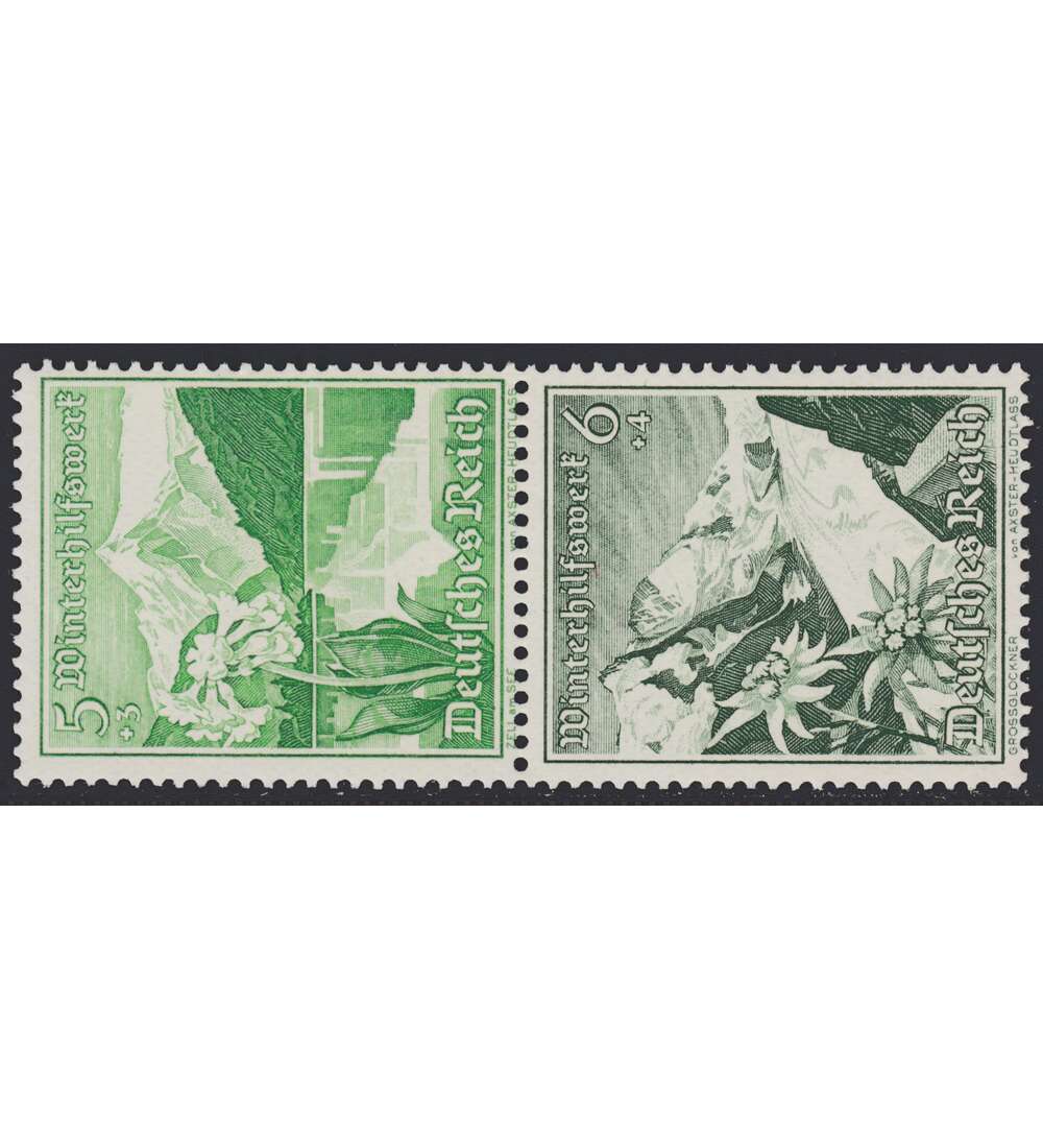 Deutsches Reich Zusammendruck S245 postfrisch ** Winterhilfe 1938 (5+6)