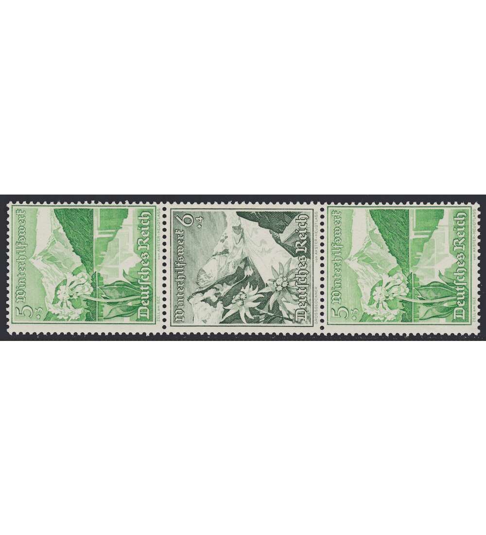 Deutsches Reich Zusammendruck S246 postfrisch ** Winterhilfe 1938 (5+6+5)