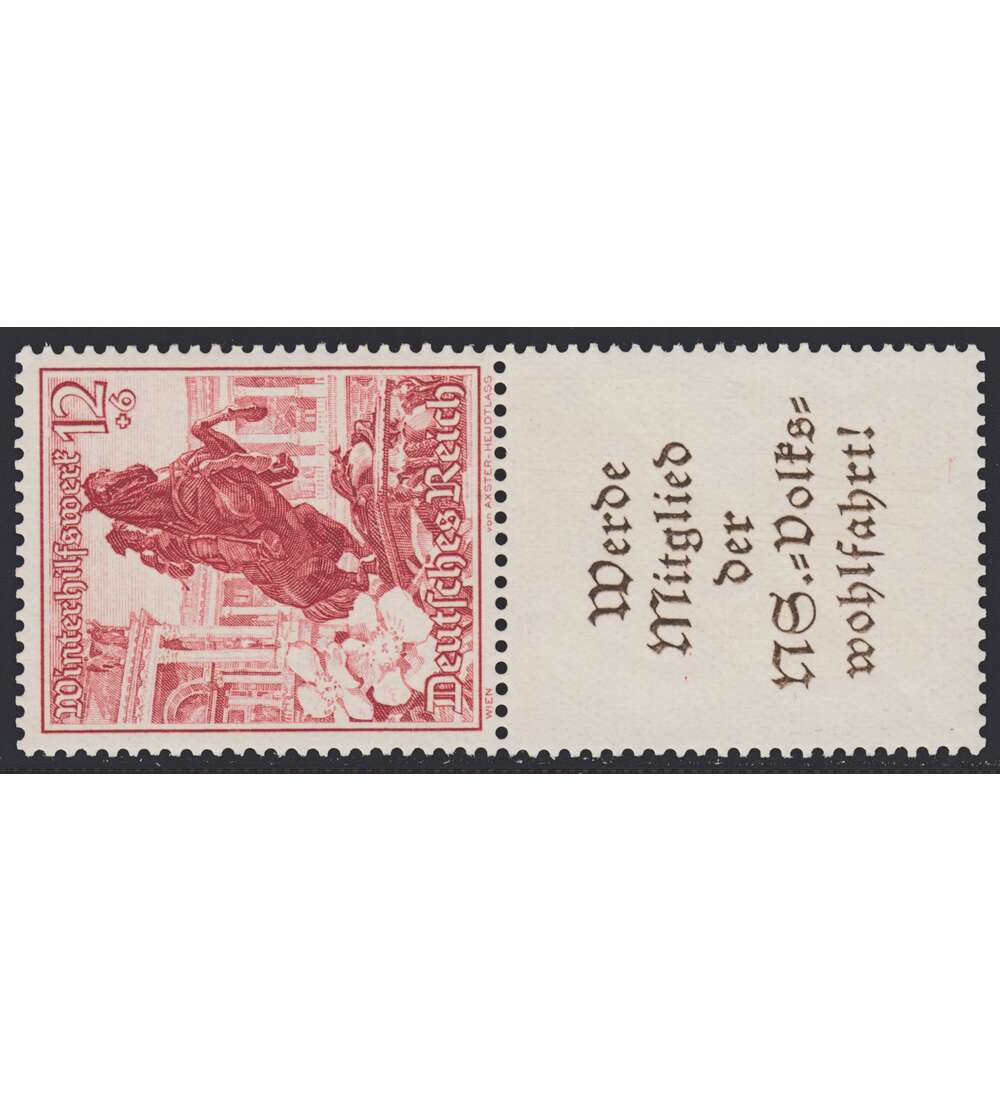 Deutsches Reich Zusammendruck S253 postfrisch ** Winterhilfe 1938 (12+A11.3)