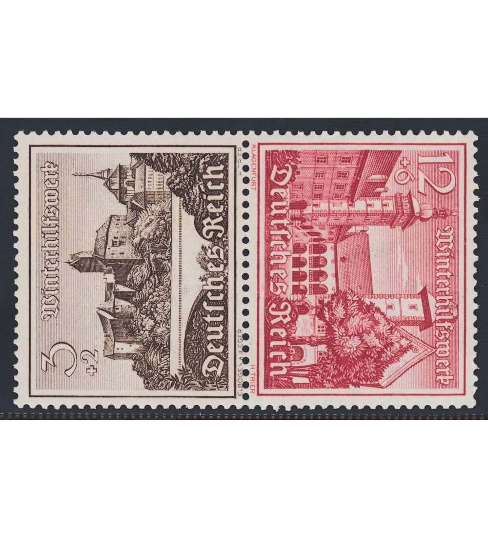 Deutsches Reich Zusammendruck SK36 postfrisch ** Winterhilfe 1939 (3+12)