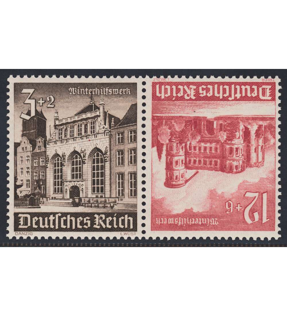 Deutsches Reich Zusammendruck K37 postfrisch ** Winterhilfe 1940 (3+12)